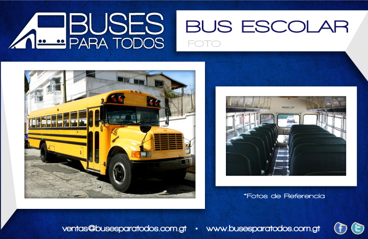 Bus Escolar Puerto San Jose 44 pasajeros Saliendo desde la Ciudad de Guatemala.